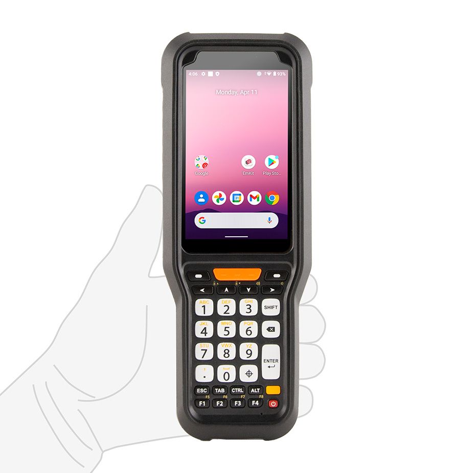 Rubber Case PM351-ERC front in hand