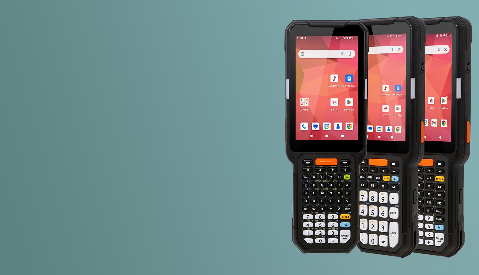 Logistics terminal PM452 reading 1D and 2D codes