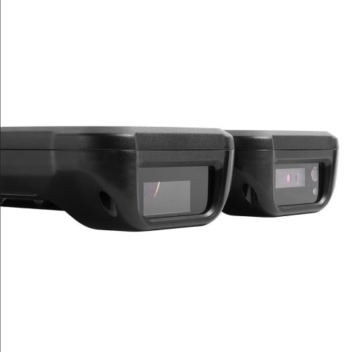 Handheld Point Mobile PM351 camera next to scanner