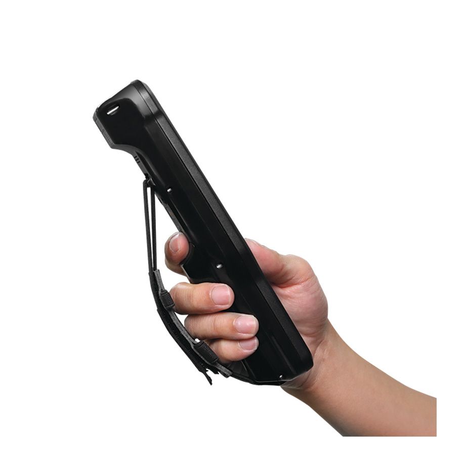 Handheld Point Mobile PM351 with strap in hand